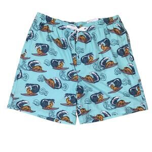 Sonoma Goods For Life Elastic Waist Swim Trunks surfing tiger print large NWTs